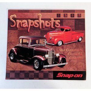 Vintage Snap On 1999 Calendar Snapshots Classic Cars Auto Mechanic 13x11.5